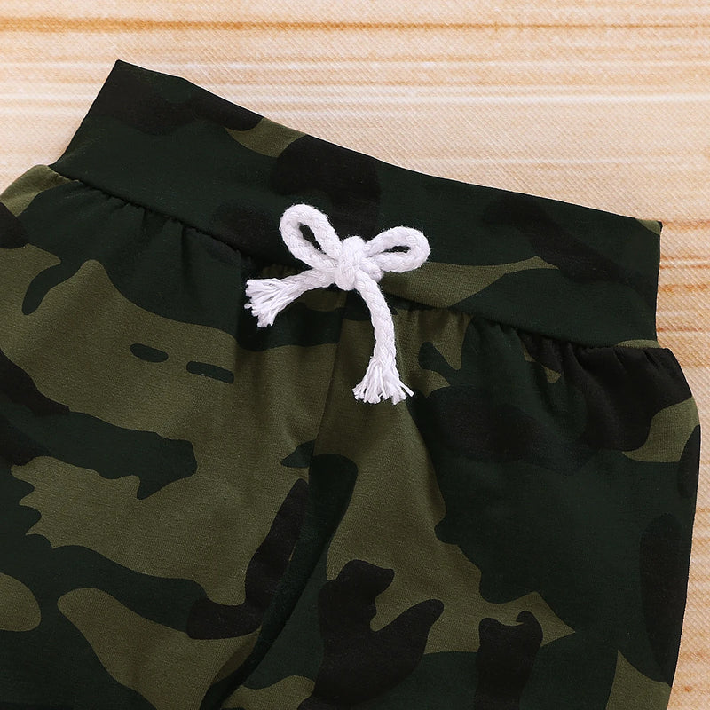 Baby Boy Army Print Bodysuit