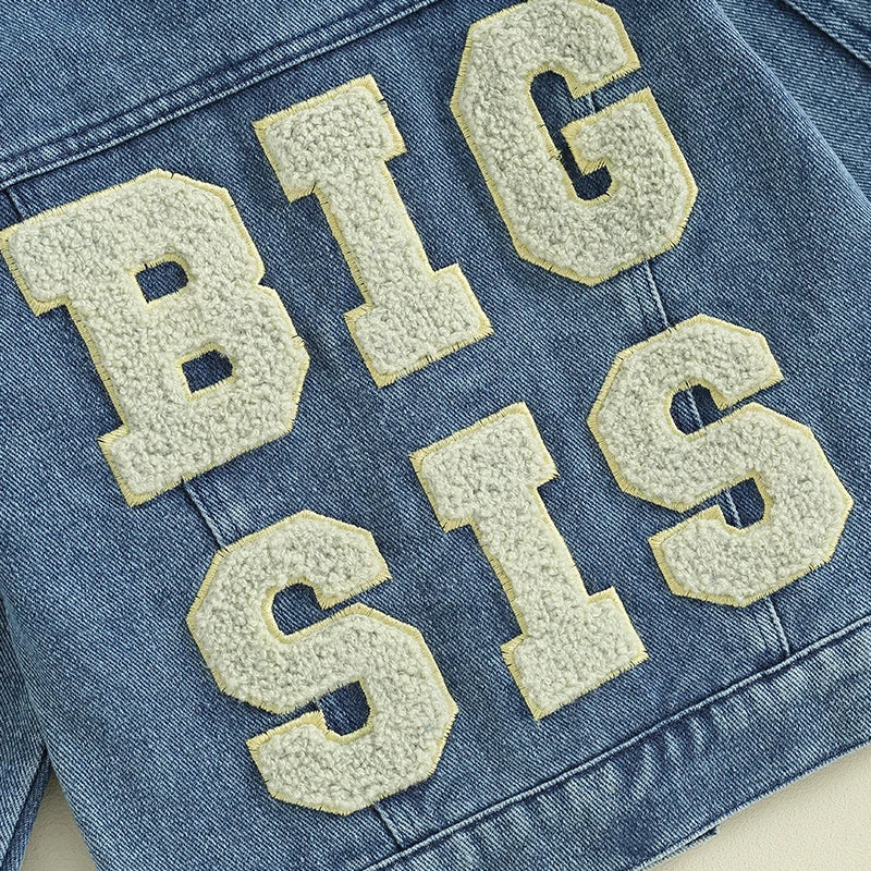 Big Sis & Little Sis Denim Jacket