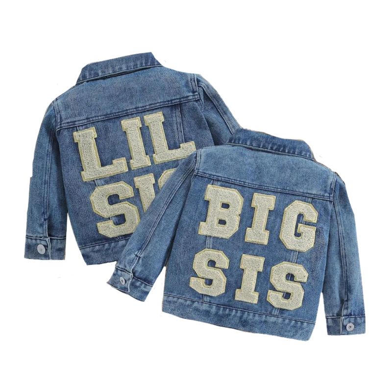 Big Sis & Little Sis Denim Jacket