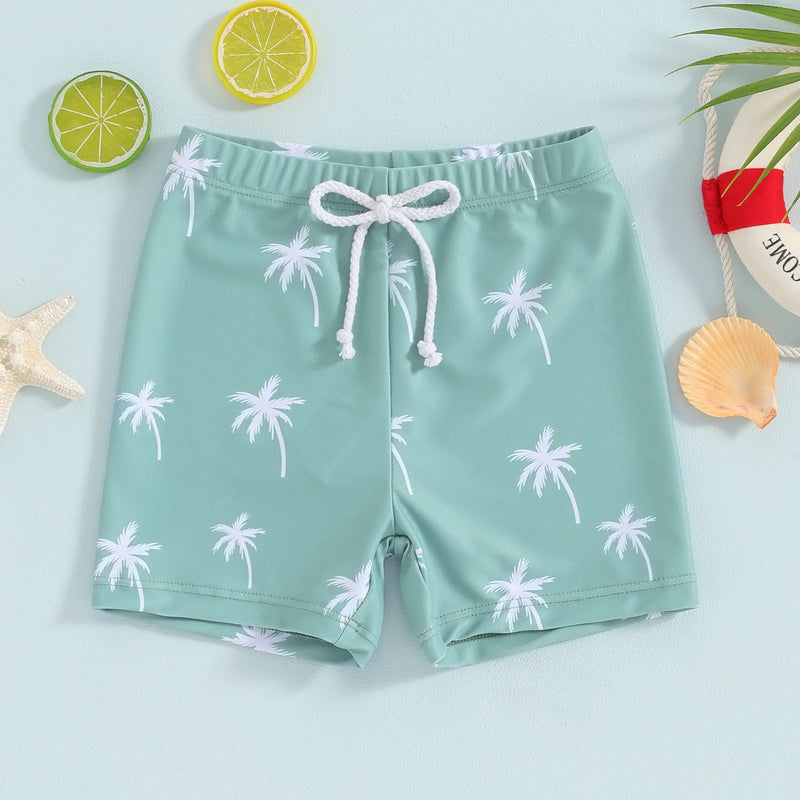 Toddler Boys Printed Swim Shorts