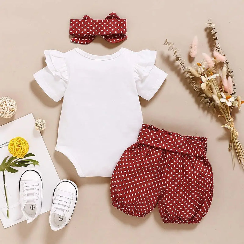 Bella Polka Dots Baby Set