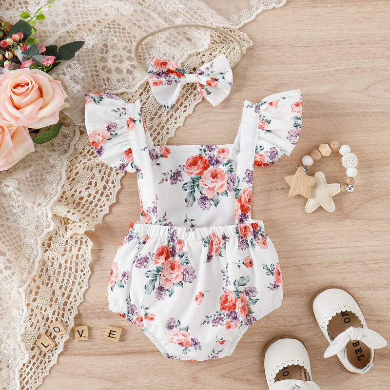 Summer Baby Girl Outfit Set