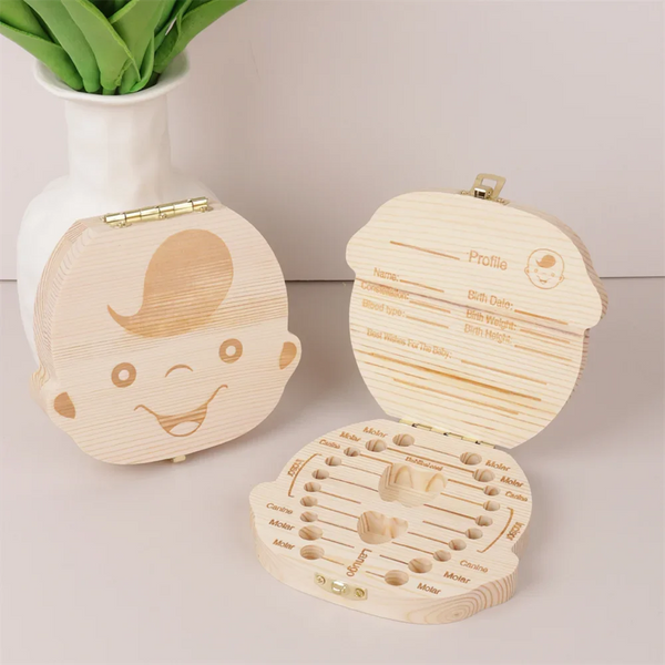 Baby Teeth Wooden Box