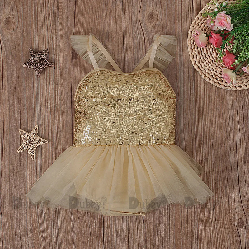 Ballerina Sequin Romper