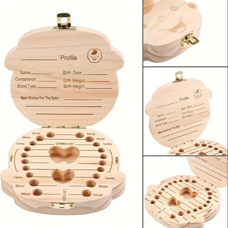 Baby Teeth Wooden Box