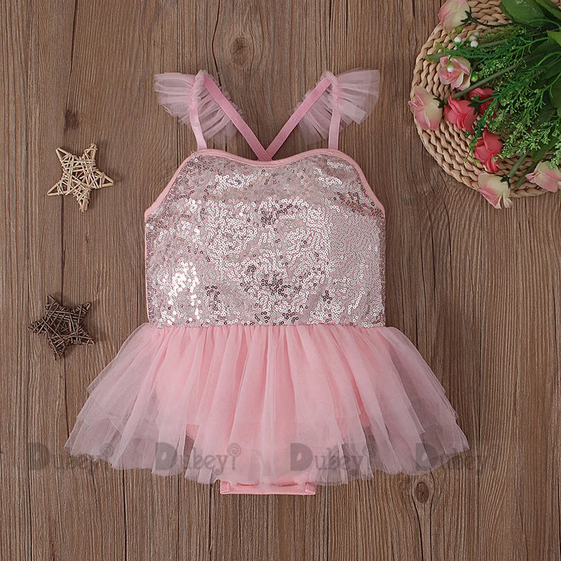 Ballerina Sequin Romper