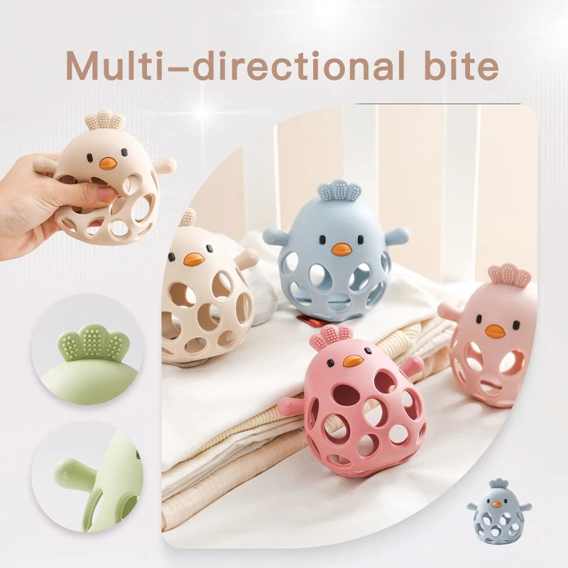 Baby Silicone Rattle