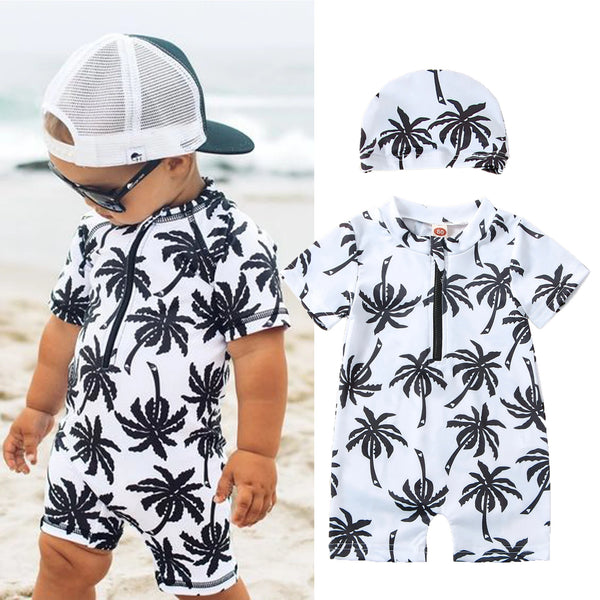 Boys Swimsuit with Hat