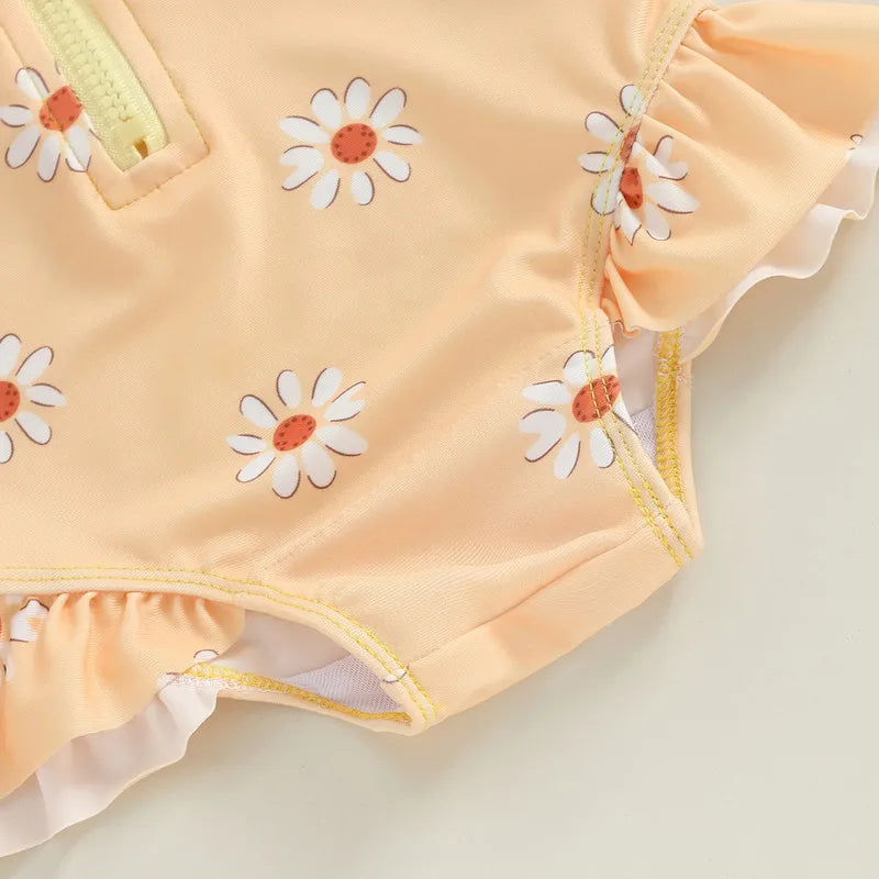 Flower Baby Girl Swimsuit