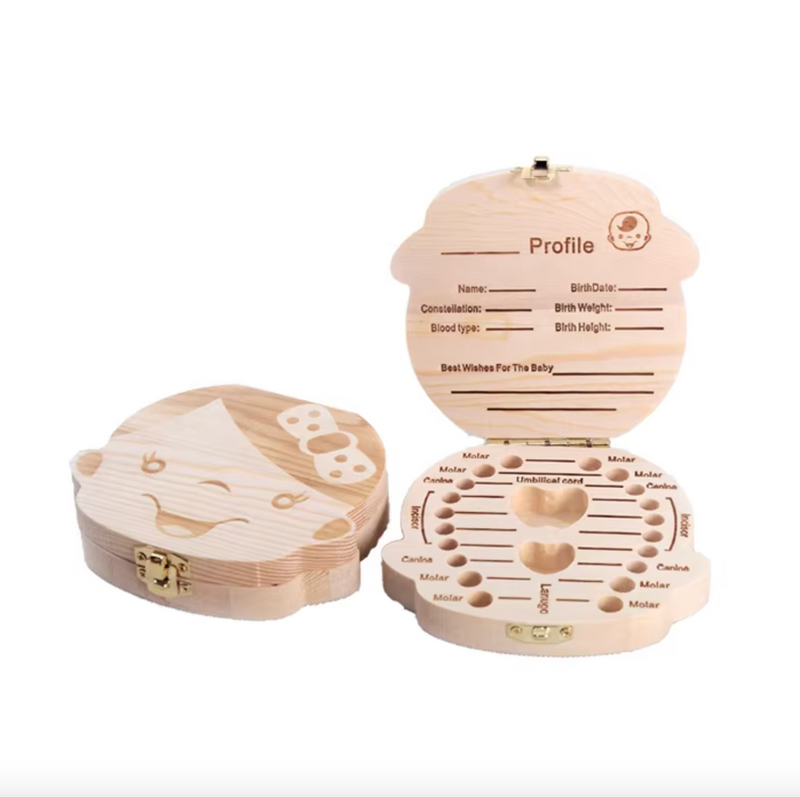 Baby Teeth Wooden Box