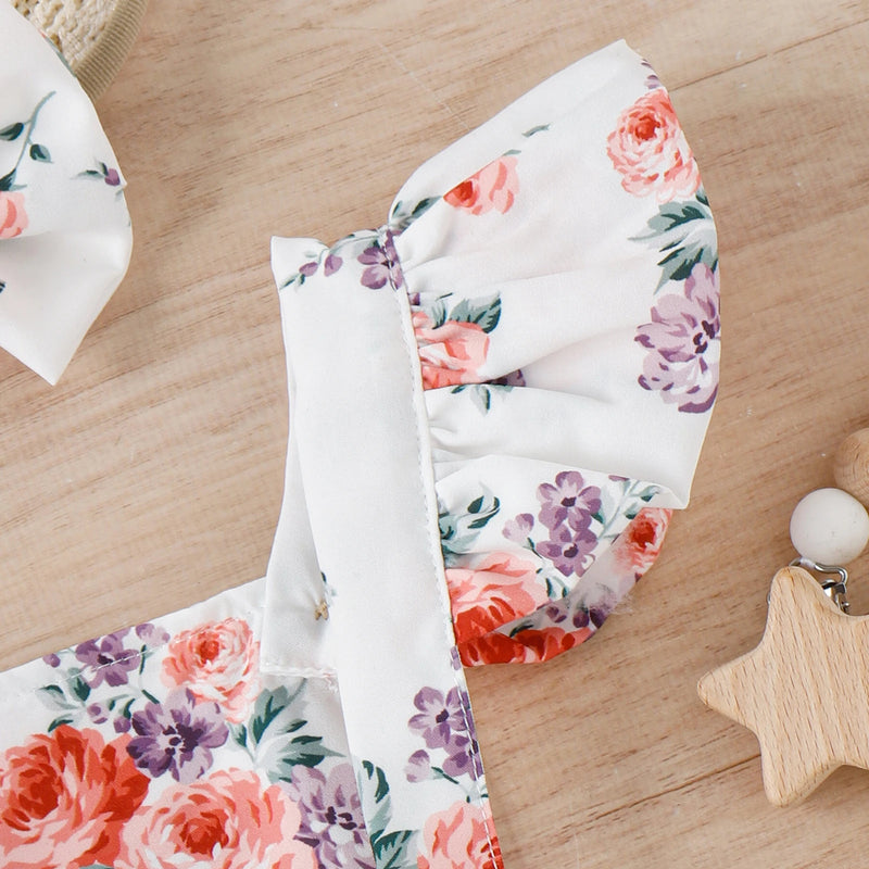 Summer Baby Girl Outfit Set