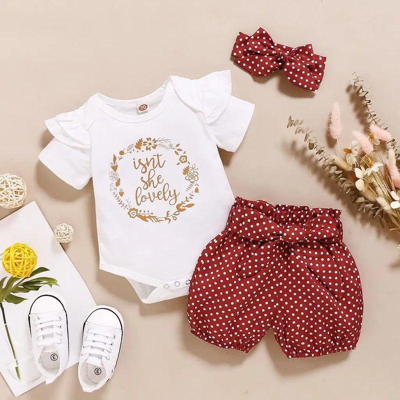 Bella Polka Dots Baby Set