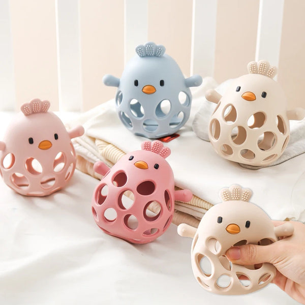 Baby Silicone Rattle